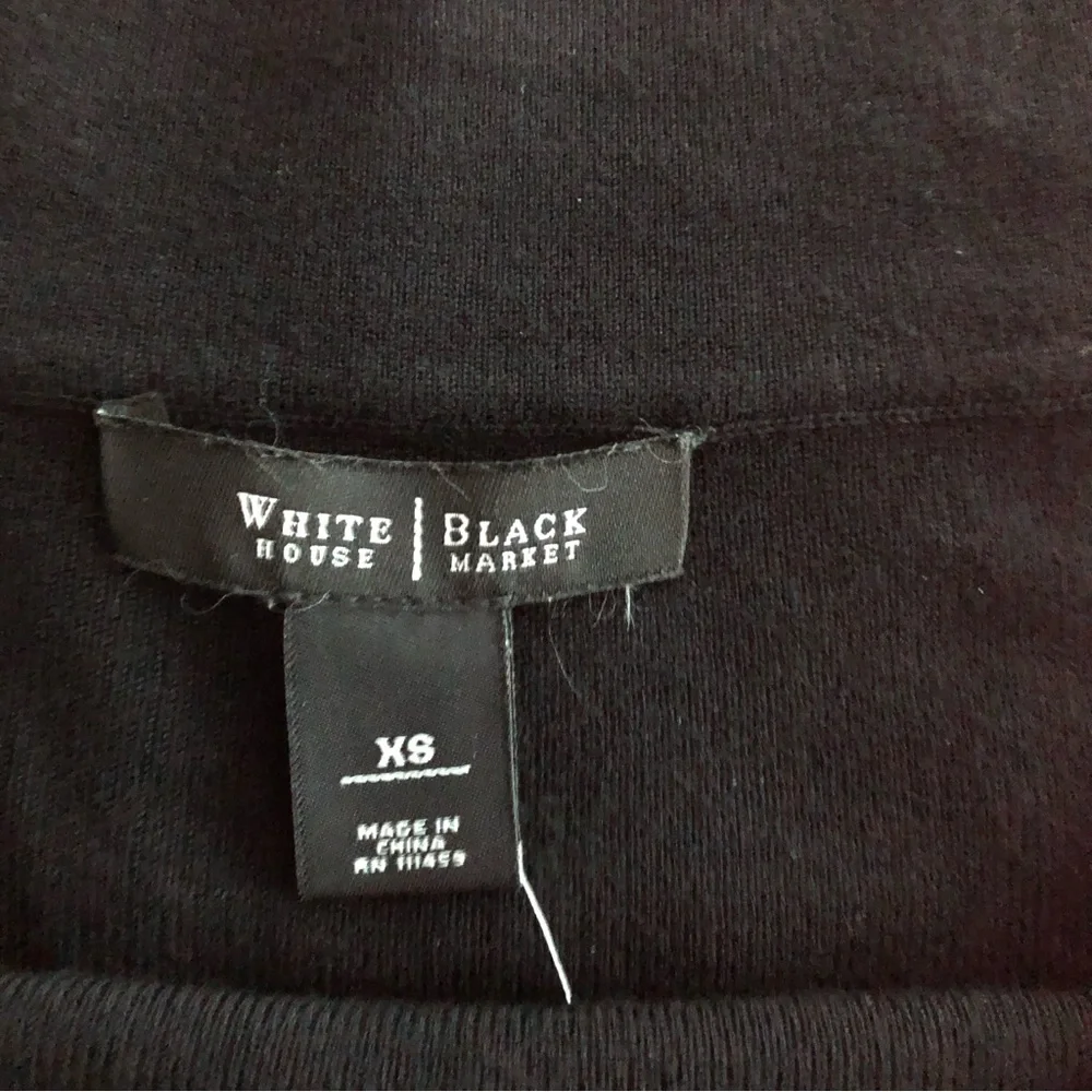 White House Black Market (WHBM) 3/4 Sleeve Button Detail Pullover Sweater Dress - Picture 5 of 9